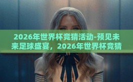 2026年世界杯竞猜活动-预见未来足球盛宴，2026年世界杯竞猜的奇妙旅行