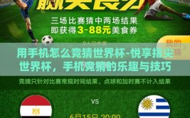 用手机怎么竞猜世界杯-悦享指尖世界杯，手机竞猜的乐趣与技巧