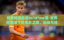 世界杯竞彩觅bs18*me苔-世界杯热潮下的觅彩之旅，玩味与验证的奇妙交织