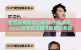 世界杯竞猜活动策划-创新浪潮，2023世界杯竞猜活动策划全案