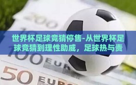 世界杯足球竞猜停售-从世界杯足球竞猜到理性助威，足球热与责任共舞