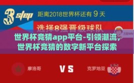 世界杯竞猜app平台-引领潮流，世界杯竞猜的数字新平台探索