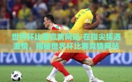 世界杯比赛竞猜网站-在指尖挥洒激情，揭秘世界杯比赛竞猜网站的魅力与挑战