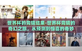 世界杯的竞猜结果-世界杯竞猜的奇幻之旅，从预测到惊喜的奇妙融合
