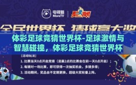 体彩足球竞猜世界杯-足球激情与智慧碰撞，体彩足球竞猜世界杯的乐趣与挑战