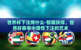 世界杯下注用什么-智趣抉择，世界杯赛事中理性下注的艺术
