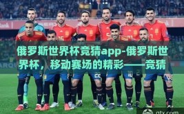 俄罗斯世界杯竞猜app-俄罗斯世界杯，移动赛场的精彩——竞猜APP的盛宴