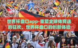 世界杯盘口app-重塑全球体育迷的狂欢，世界杯盘口的创新体验