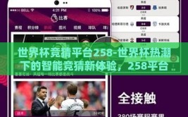 世界杯竞猜平台258-世界杯热潮下的智能竞猜新体验，258平台的精彩指南