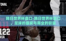 韩日世界杯盘口-韩日世界杯盘口，足球的盛宴与商业的较量