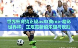 世界杯竞猜正规as83典me-精彩世界杯，正规竞猜的乐趣与规则魅力