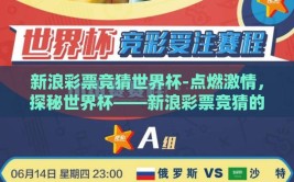 新浪彩票竞猜世界杯-点燃激情，探秘世界杯——新浪彩票竞猜的无限魅力