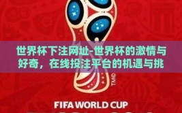 世界杯下注网址-世界杯的激情与好奇，在线投注平台的机遇与挑战