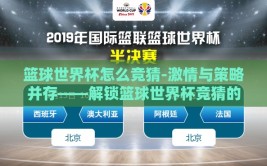篮球世界杯怎么竞猜-激情与策略并存——解锁篮球世界杯竞猜的奥秘