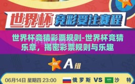 世界杯竞猜彩票规则-世界杯竞猜乐章，揭密彩票规则与乐趣