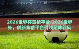 2026世界杯竞猜平台-2026世界杯，创新竞猜平台引领足球新风尚的探索