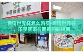 竞猜世界杯怎么购买-竞猜世界杯，乐享赛事与明智购彩指南