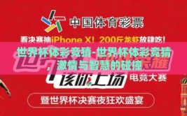 世界杯体彩竞猜-世界杯体彩竞猜，激情与智慧的碰撞