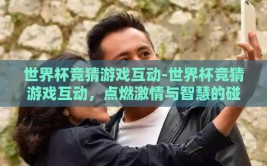 世界杯竞猜游戏互动-世界杯竞猜游戏互动，点燃激情与智慧的碰撞