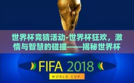 世界杯竞猜活动-世界杯狂欢，激情与智慧的碰撞——揭秘世界杯竞猜活动的魅力