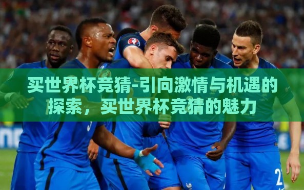 买世界杯竞猜-引向激情与机遇的探索，买世界杯竞猜的魅力