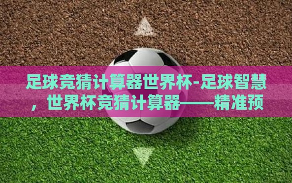 足球竞猜计算器世界杯-足球智慧，世界杯竞猜计算器——精准预测的艺术