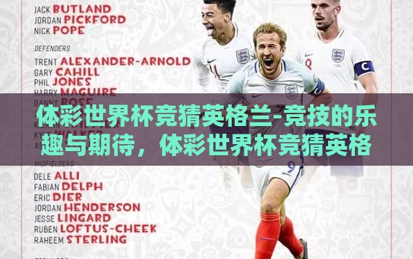 体彩世界杯竞猜英格兰-竞技的乐趣与期待，体彩世界杯竞猜英格兰的思维盛宴