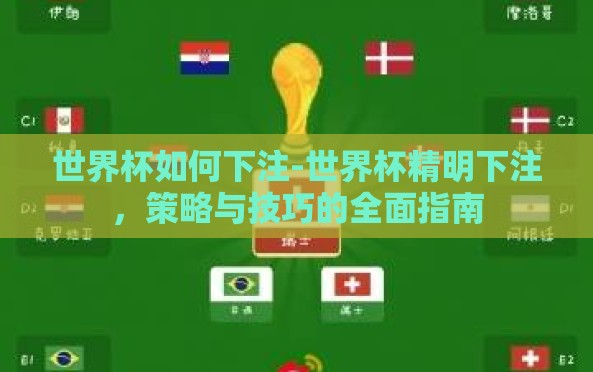 世界杯如何下注-世界杯精明下注，策略与技巧的全面指南