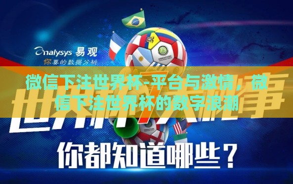 微信下注世界杯-平台与激情,微信下注世界杯的数字浪潮 微信下注世界杯-平台与激情,微信下注世界杯的数字浪潮